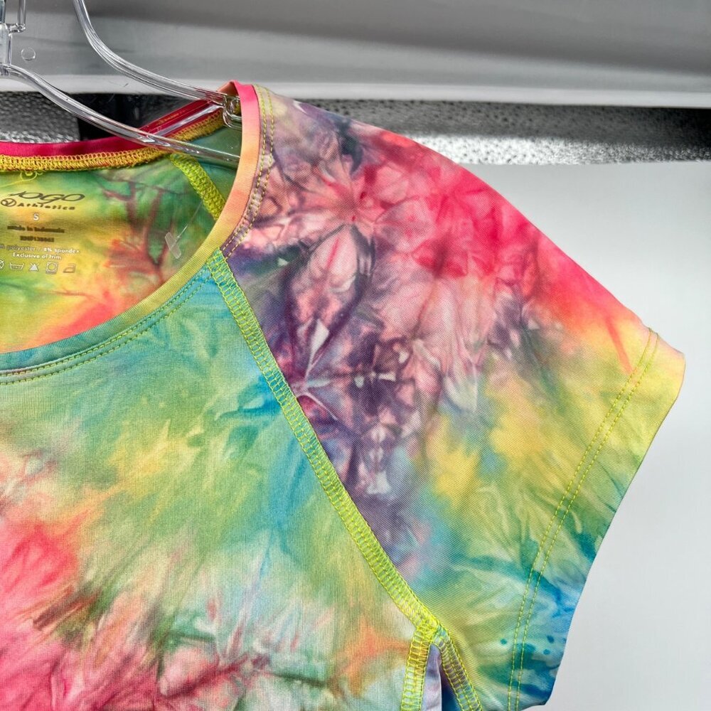 VOGO Womens Tie Dye Active T-Shirt Colorful Size Small New - Picture 4 of 9
